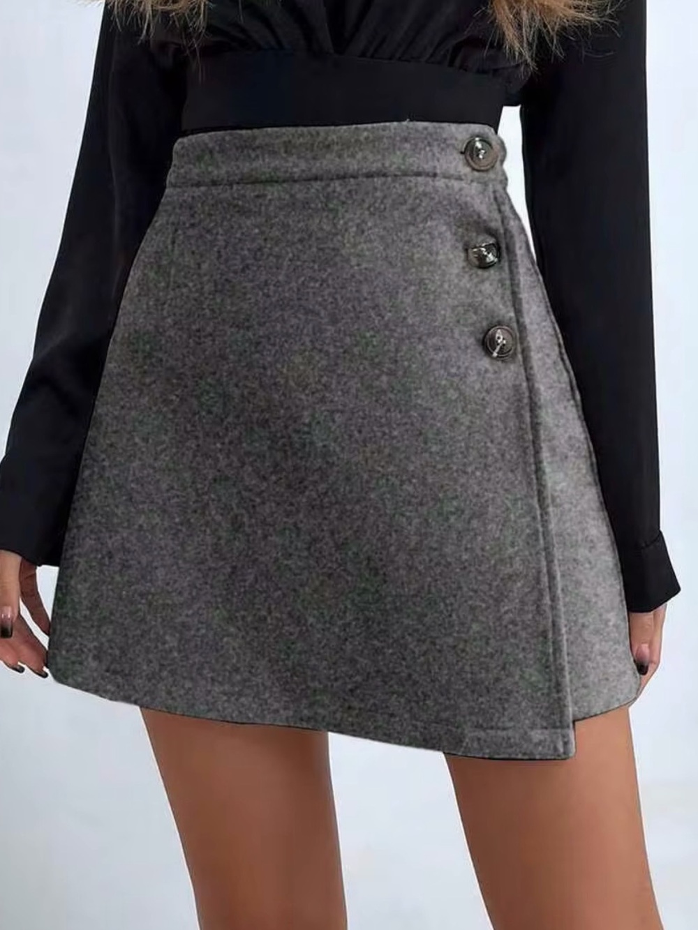 Wrap Mini Skirt